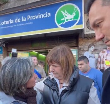 En modo campaña. Patricia Bullrich