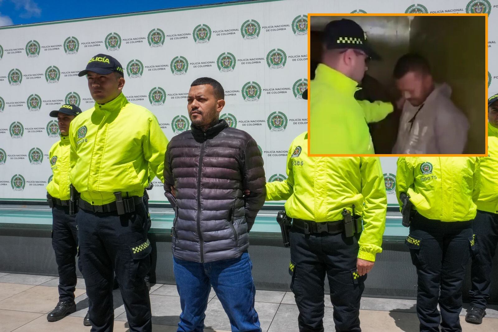 Durante la captura, alías el Costeño se mostró reacio a colaborar con la Policía Nacional - crédito Policía Nacional