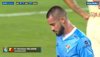 Velarde salió expulsado en el