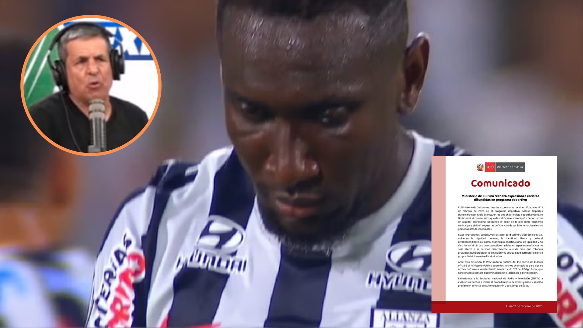 El Ministerio de Cultura emitió un comunicado oficial el 12 de febrero tras comentarios realizados en el programa Exitosa Deportes. (Composición: Infobae)