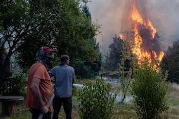 Los incendios comenzaron un zonas