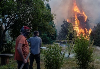 Los incendios comenzaron un zonas