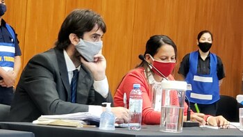 Lisandro Mobilia y Daniela Verón,