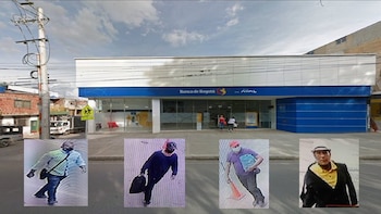 Asaltantes de Banco de Bogotá