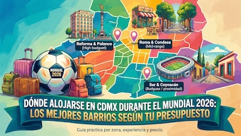 Dónde alojarse en CDMX durante el Mundial 2026: los mejores barrios según tu presupuesto