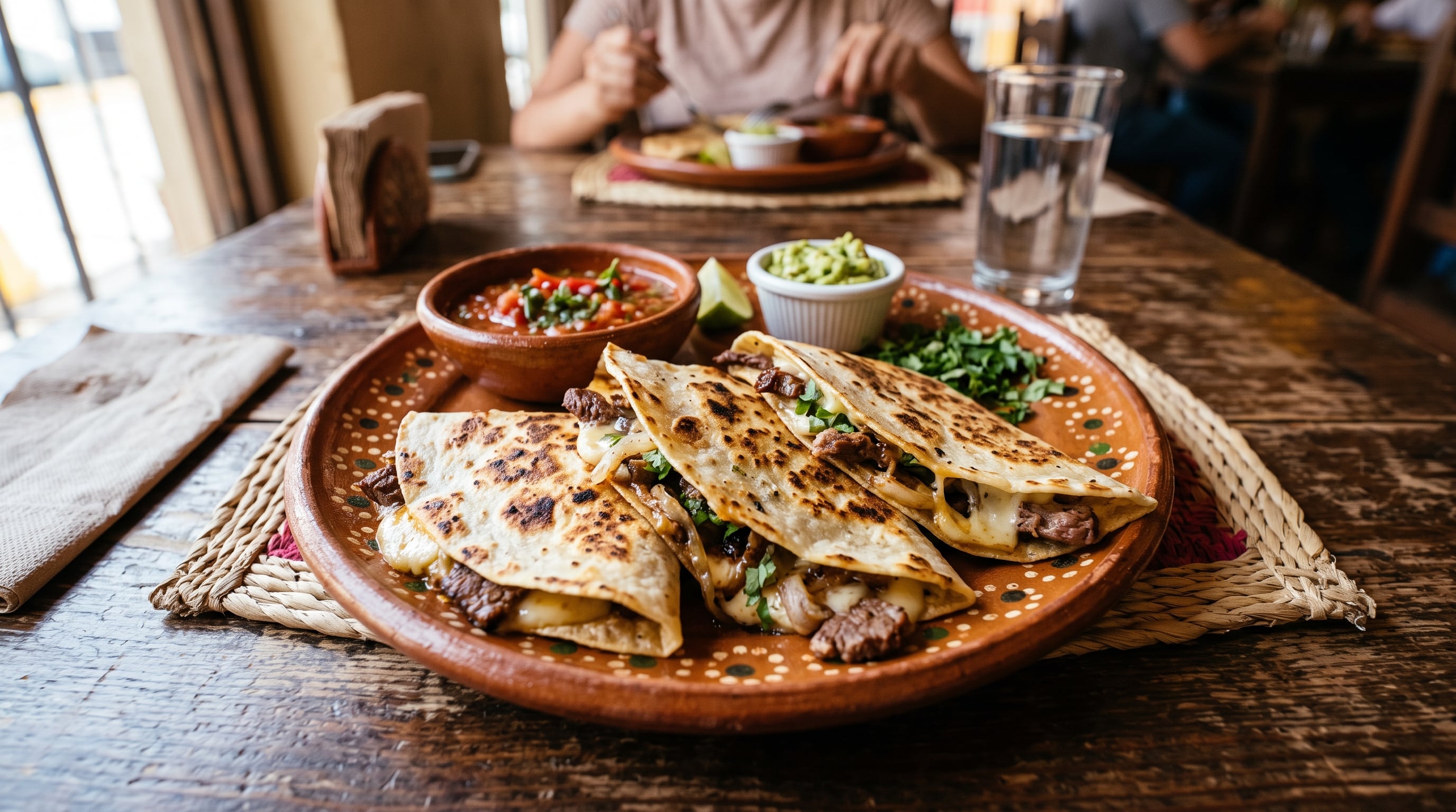 La receta de quesadillas de carne rinde 4 porciones, con una unidad por persona como plato principal o dos como entrada o picada - (Imagen Ilustrativa Infobae)