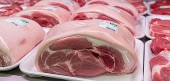 Jamón picnic producido en un 100% por los porcicultores panameños. Cortesía APUP
