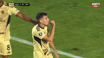 Gol de Lucas Colitto para abrir la cuenta en Cusco FC vs Estudiantes por la Copa Libertadores 2026