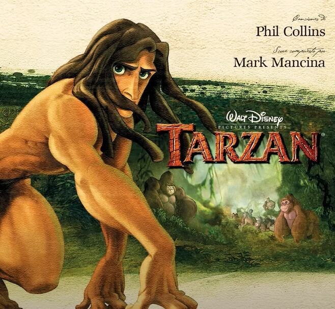 Phil Collins creó la banda sonora de Tarzán de Disney a partir de improvisaciones sonoras, tomando como inspiración el argumento del guion (Foto: YouTube/Phil Collins)