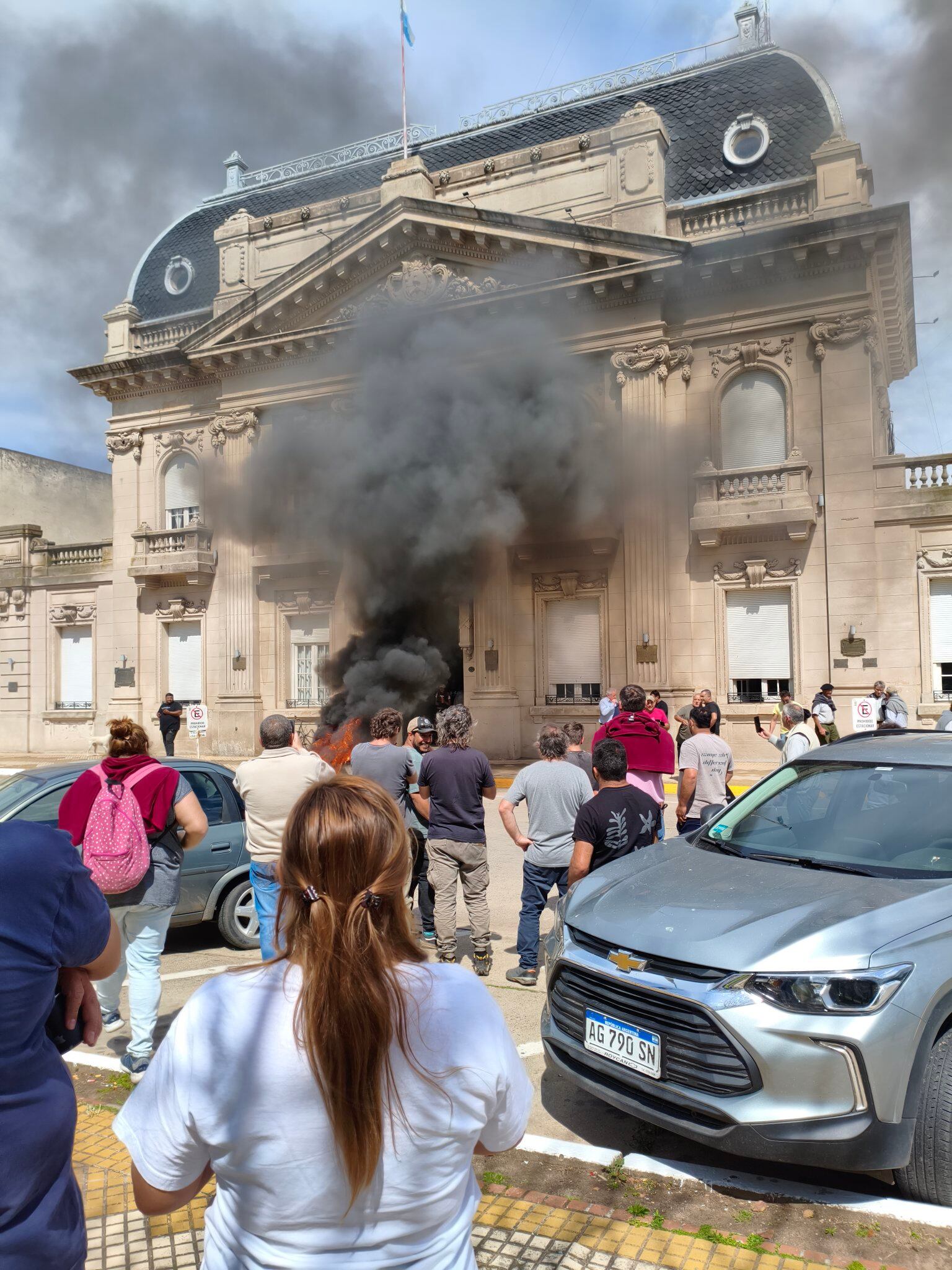 El reclamo es por las inundaciones en el centro de la provincia de Buenos Aires