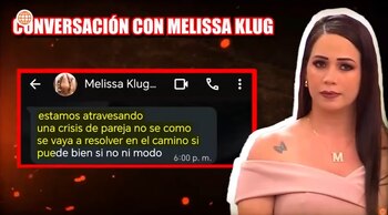 Melissa Klug pide respeto tras