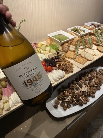 Un vino espumoso es ideal