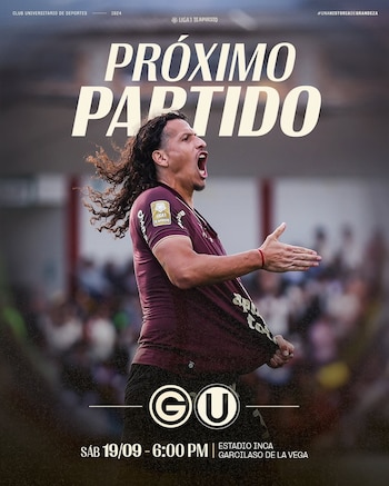Universitario visita a Deportivo Garcilaso por la fecha 10 del Torneo Clausura 2026.