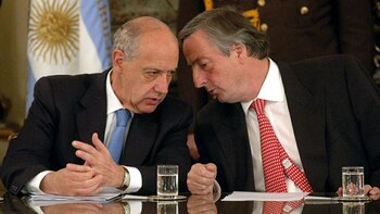 Roberto Lavagna y Néstor Kirchner