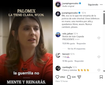 La candidata ofreció la entrevista