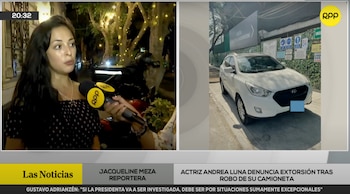 Actriz Andrea Luna denunció robo