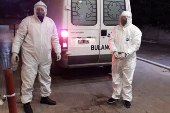 Tres bonaerenses y el chofer