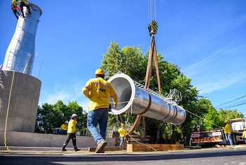 El Aerocable será la primera línea de transporte por cable del país y conectará Mejicanos con el centro de San Salvador./ (Noticiero El Salvador)