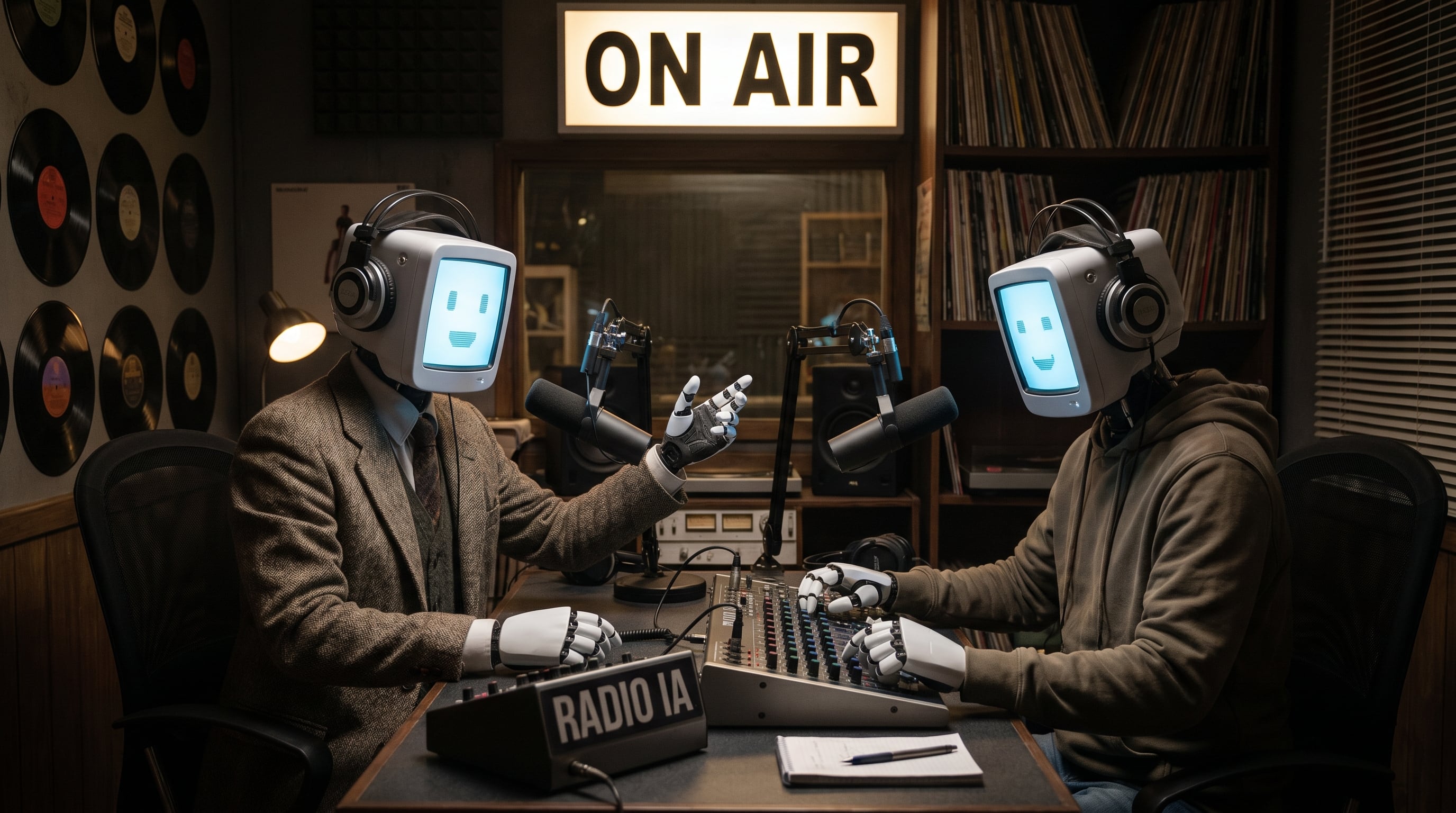 El experimento de Andon Labs asignó a cada modelo de IA la tarea de crear y administrar su propia emisora de radio con autonomía total. (Imagen ilustrativa Infobae)