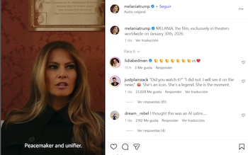 Melania Trump anuncia en su