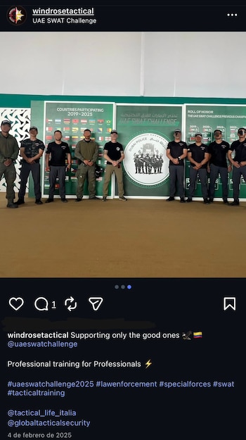 Inclusive, Tiepolo acompañó a unidades