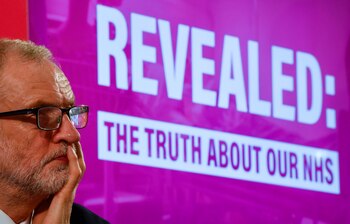 El líder opositor Jeremy Corbyn