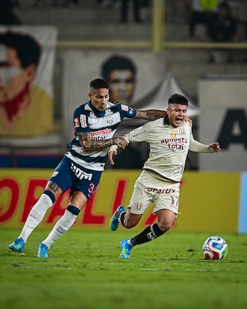 Jairo Concha fue protagonista en el clásico entre Universitario y Alianza Lima.
