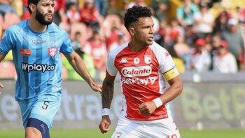 El delantero de Independiente Santa