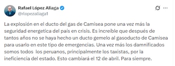 La fuga y combustión de