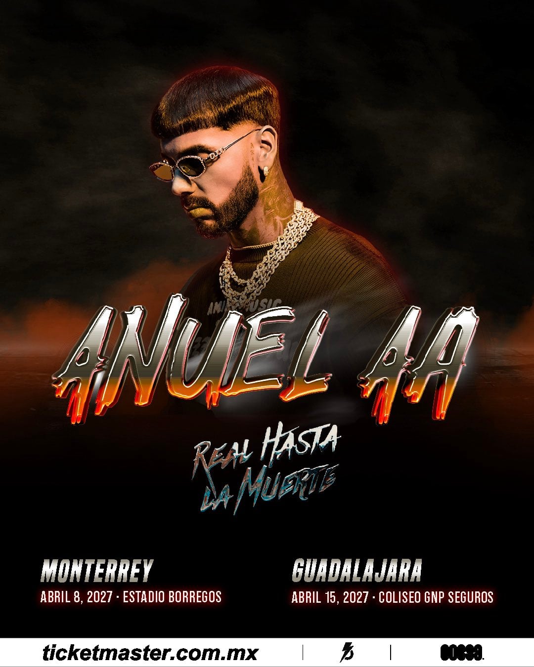 El cantante de género urbano tuvo que cambiar la fecha de sus conciertos en México. (Ocesa)