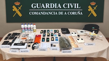 La red gallega que convirtió los drones en camellos de cocaína: acaba con 10 detenidos en una operación de la Guardia Civil