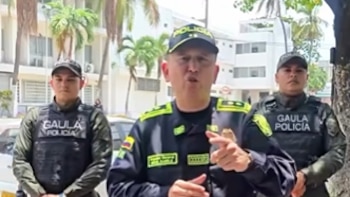 Entre grabaciones y negocios en llamas fueron detenidos extorsionistas en Malambo, Atlántico