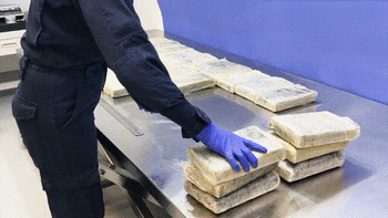 Abril: la cocaína encontrada en