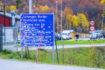 Un cartel que señaliza el