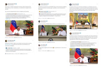 Integrantes de la oposición que