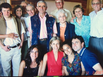 Una imagen familiar del cumpleaños