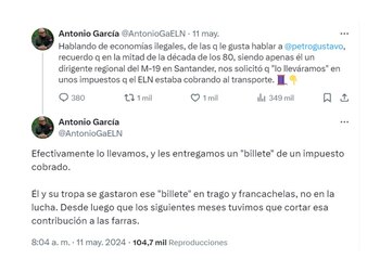 Antonio García y sus señalamientos a Gustavo Petro