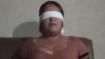 La joven apareció en un