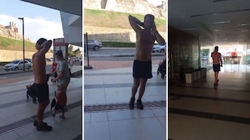 Taxista se robó la maleta de un turista extranjero en Cartagena: el viajero quedó en video angustiado y en pantaloneta