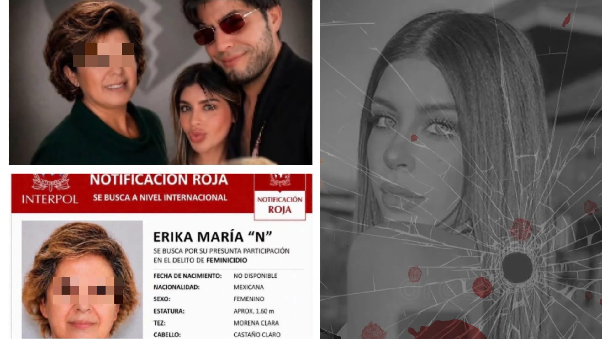 La captura de Erika María “N” en Venezuela marcó un avance clave en la investigación del feminicidio de la exreina de belleza Carolina Flores. (Interpol, Redes)