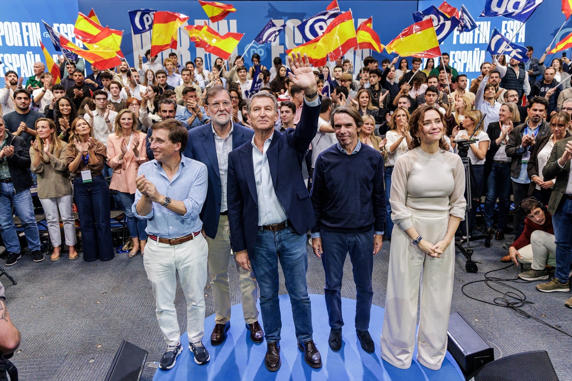 El PP arranca en Madrid la precampaña para las elecciones generales del 29 de noviembre con la promesa de Feijóo de ser “el presidente que España está esperando”