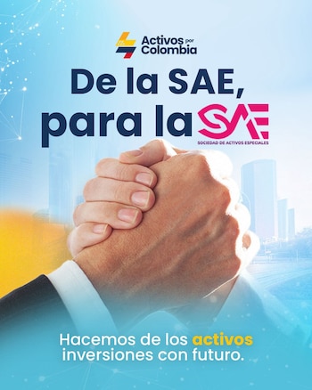 En 2025 se consolidó un convenio entre Activos por Colombia y la SAE - crédito SAE
