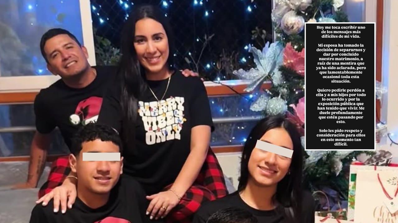 Reimond Manco anuncia el fin de su matrimonio tras la publicación de videos y chats expuestos en