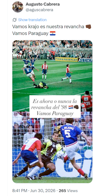 Memes Francia-Paraguay