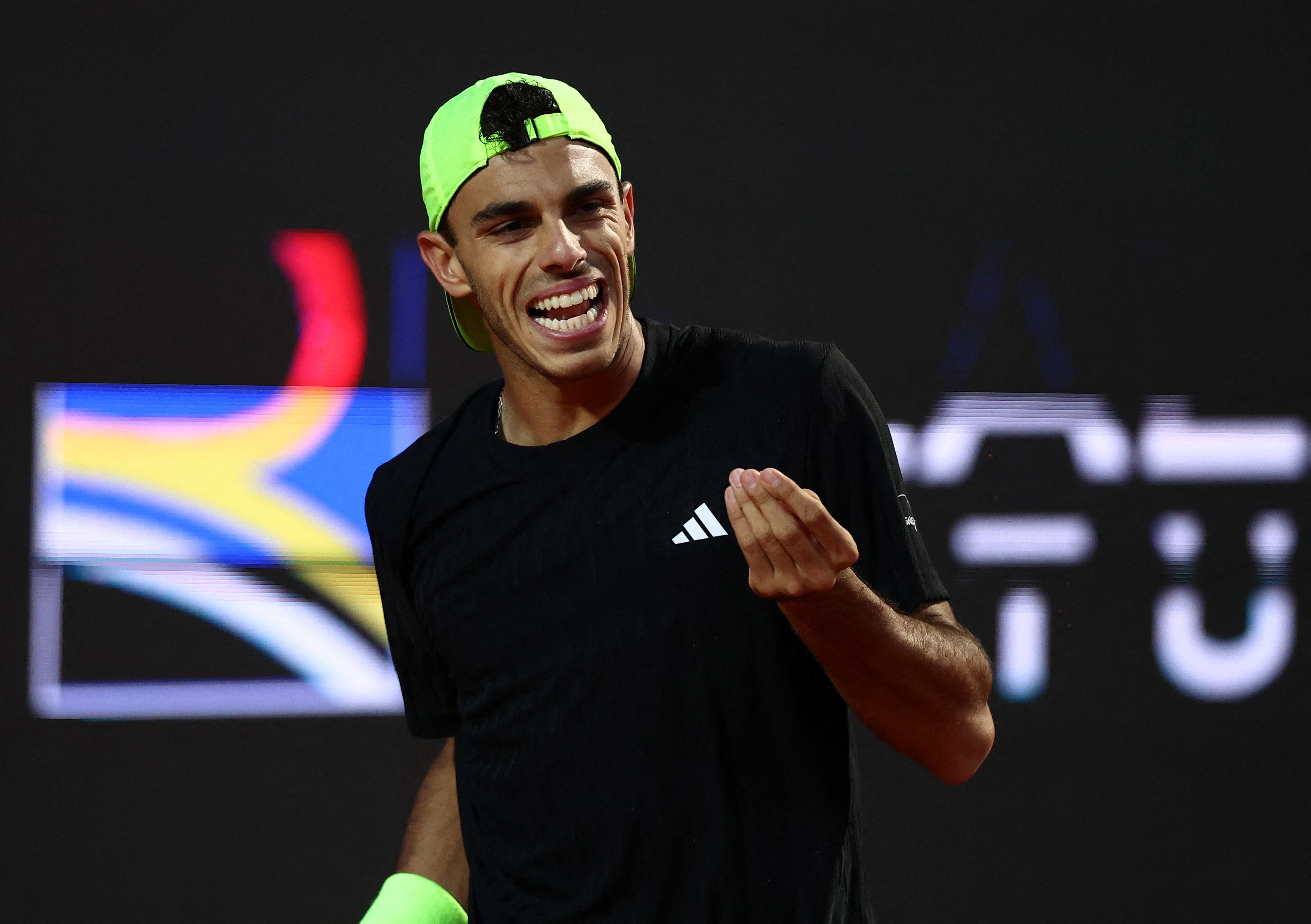 Francisco Cerúndolo no pudo desplegar su mejor tenis en el inicio del Abierto parisino (Foto: REUTERS/Yves Herman)