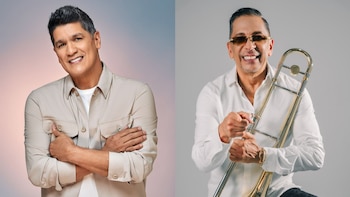 Eddy Herrera y Alberto Barros