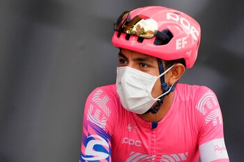 Daniel Martínez, ciclista colombiano. Foto: EFE/EPA/EDDY LEMAISTRE/Archivo