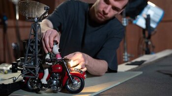 La exhibición destaca la técnica