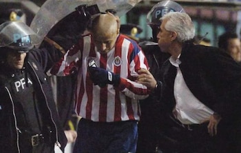 El escupitajo de Jorge "Chino"