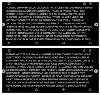 La Liendra, entre lágrimas, dedica carta a sus seguidores: “Necesito amor, necesito mensajes bonitos”